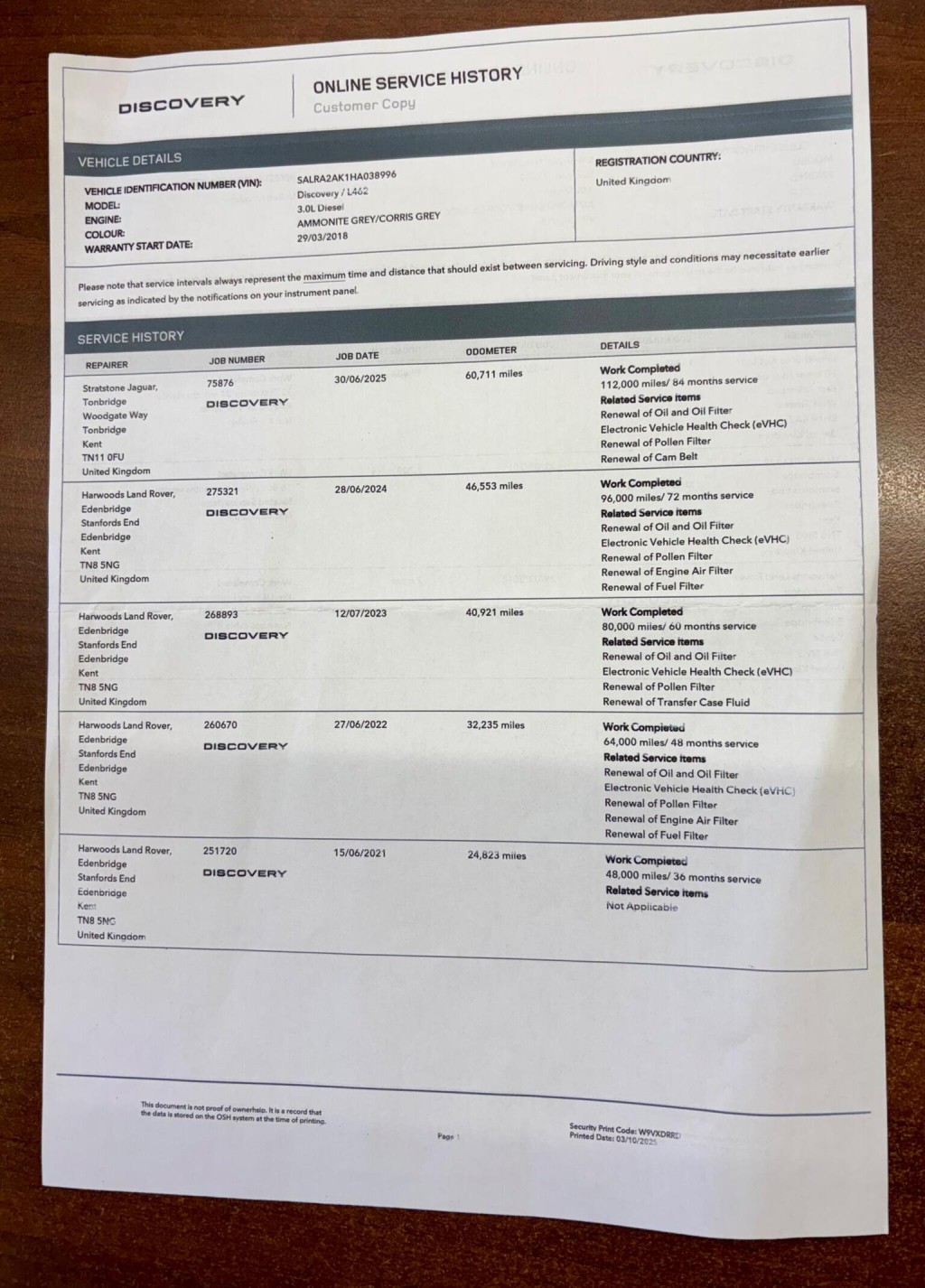 LAND ROVER DISCOVERY