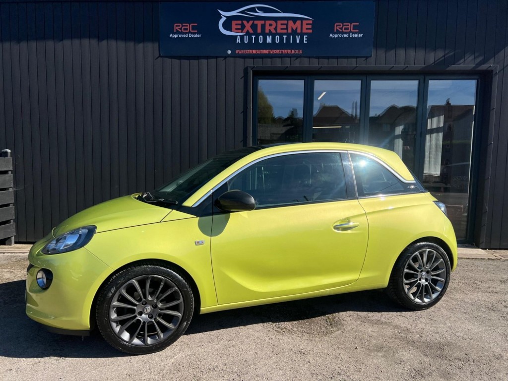 View VAUXHALL ADAM 1.2 16v GLAM Euro 5 3dr