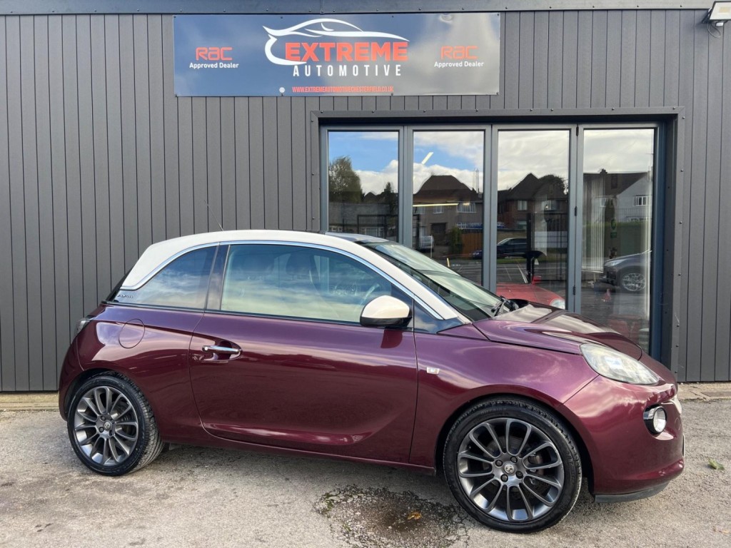 View VAUXHALL ADAM 1.4 16v GLAM Euro 5 3dr