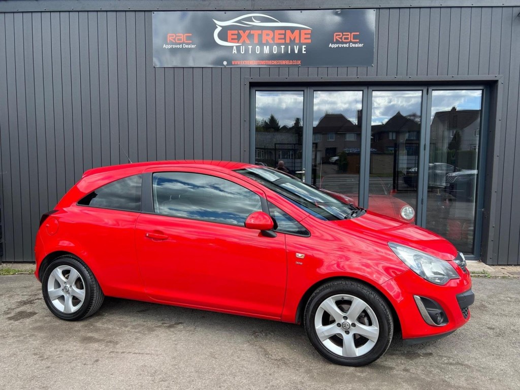 View VAUXHALL CORSA 1.2i ecoFLEX 16V SXi Euro 5 (s/s) 3dr (A/C)
