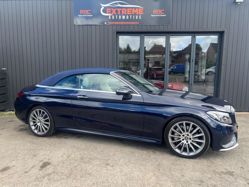 View MERCEDES-BENZ C CLASS 2.0 C300 AMG Line (Premium Plus) Cabriolet G-Tronic+ Euro 6 (s/s) 2dr