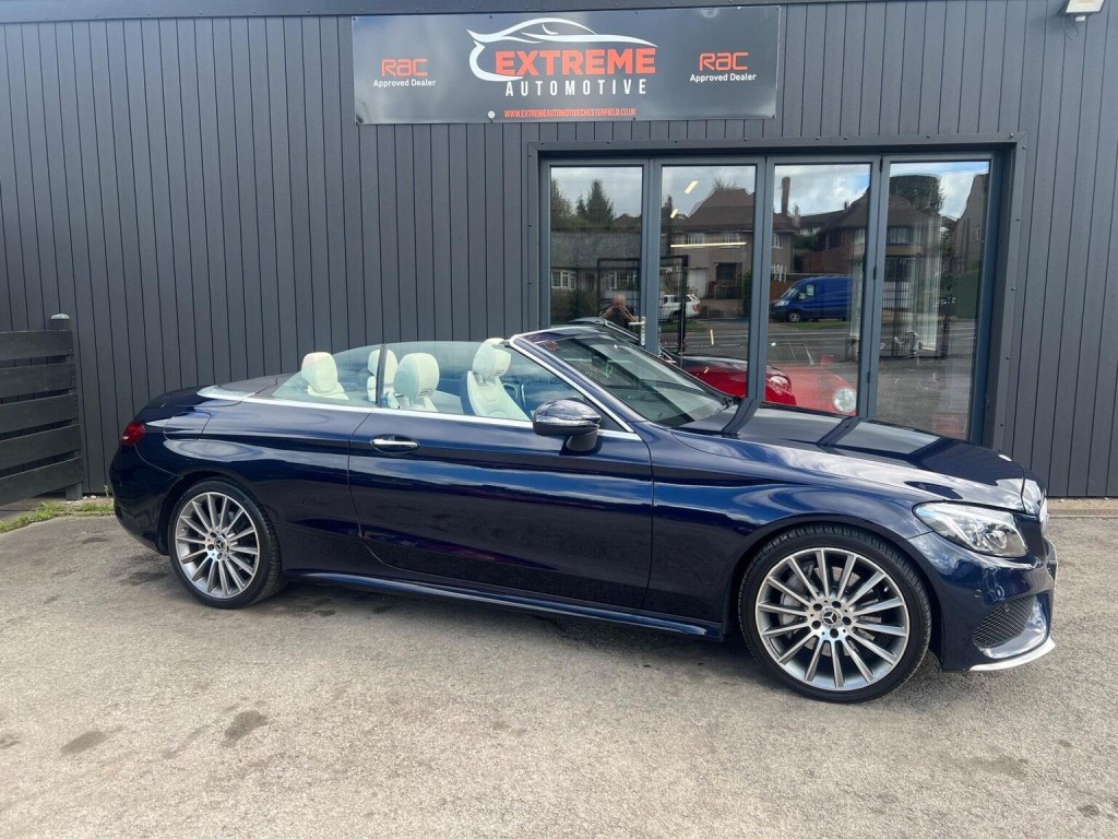 View MERCEDES-BENZ C CLASS 2.0 C300 AMG Line (Premium Plus) Cabriolet G-Tronic+ Euro 6 (s/s) 2dr