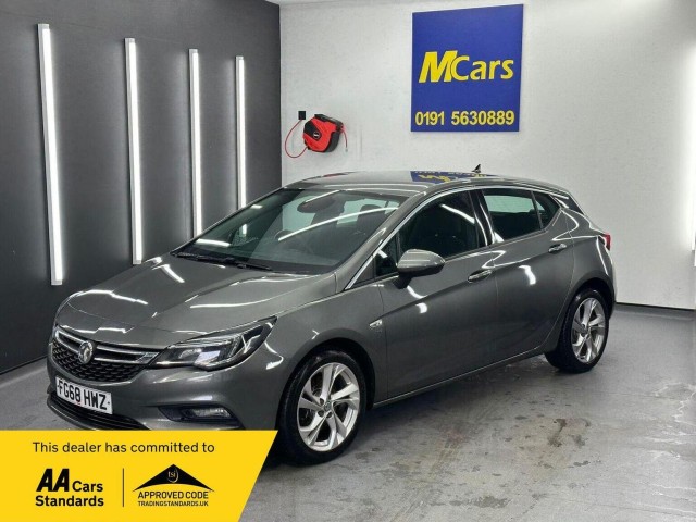 VAUXHALL ASTRA 1.6i Turbo SRi Nav Euro 6 (s/s) 5dr (2018/68)