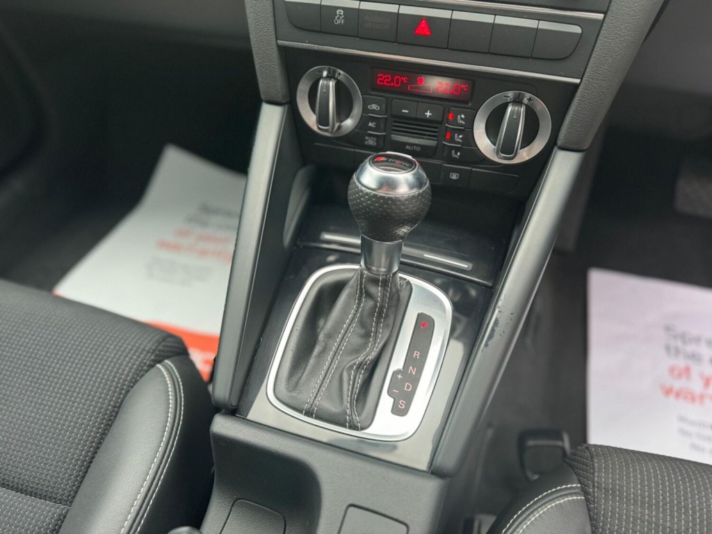 AUDI A3 2.0 TFSI Black Edition Sportback S Tronic quattro Euro 5 5dr 2013