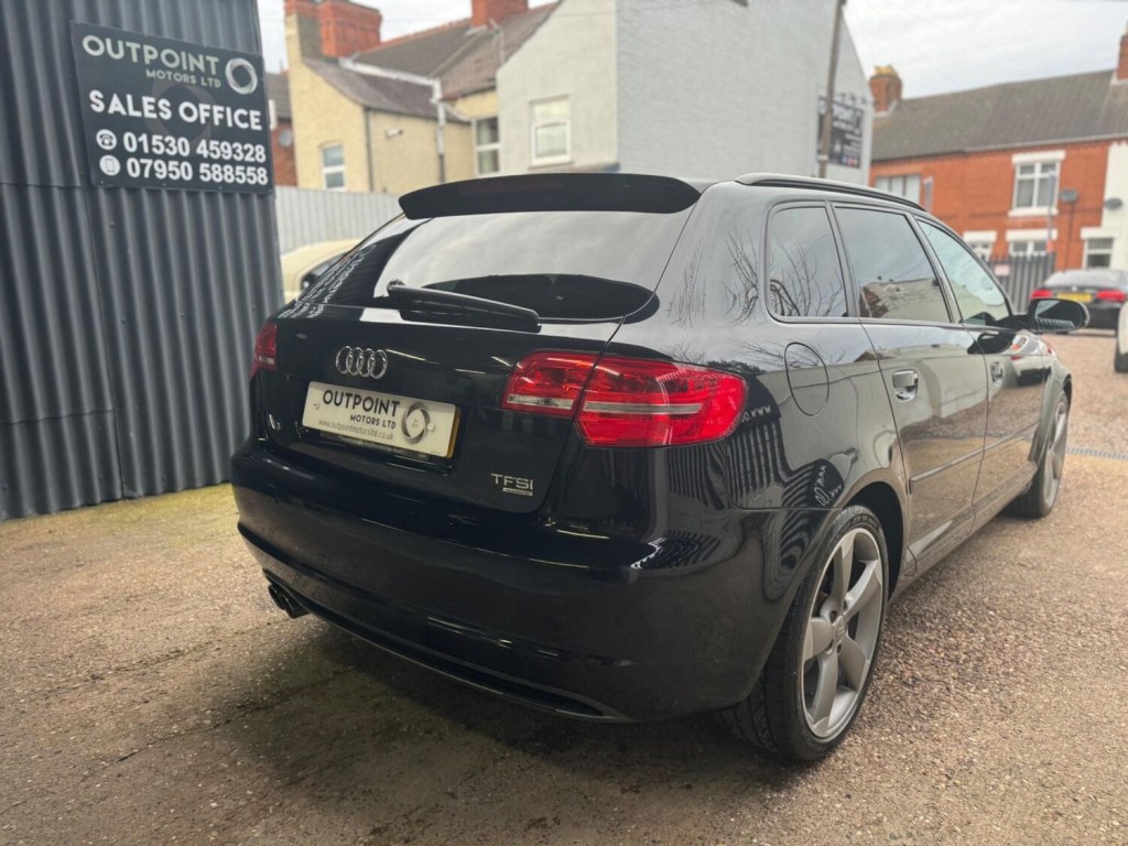 AUDI A3 2.0 TFSI Black Edition Sportback S Tronic quattro Euro 5 5dr 2013