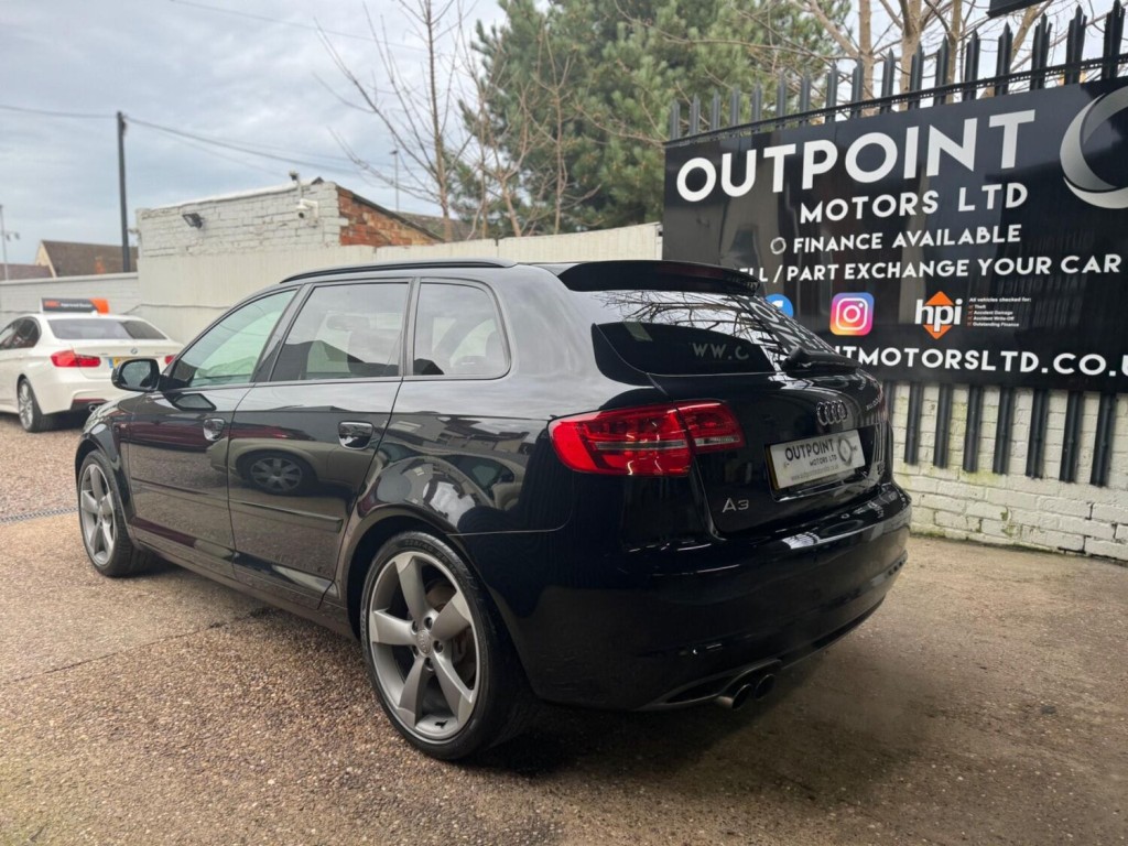 AUDI A3 2.0 TFSI Black Edition Sportback S Tronic quattro Euro 5 5dr 2013