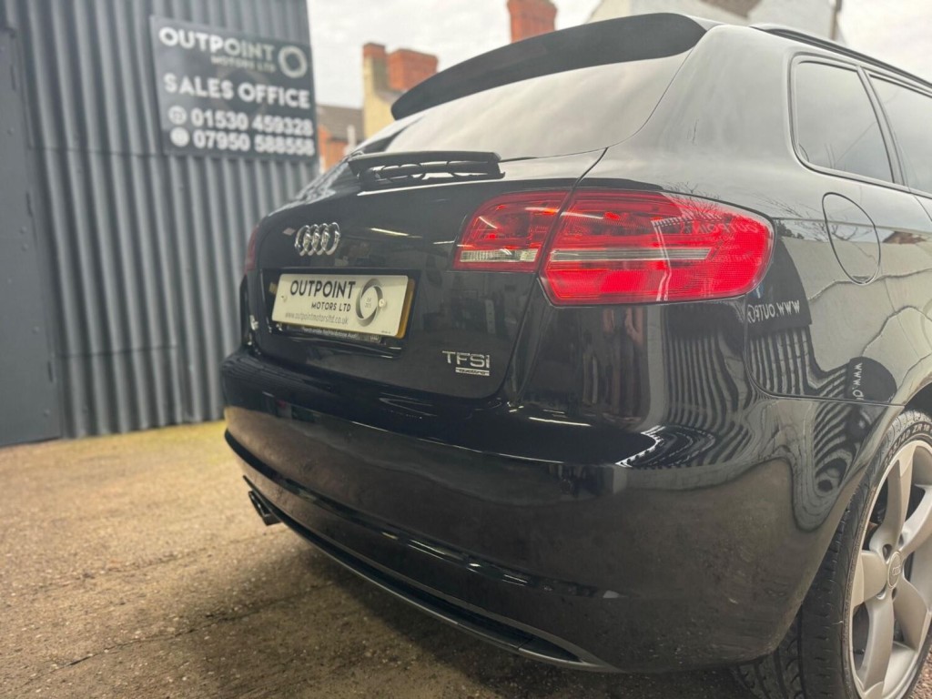 AUDI A3 2.0 TFSI Black Edition Sportback S Tronic quattro Euro 5 5dr 2013