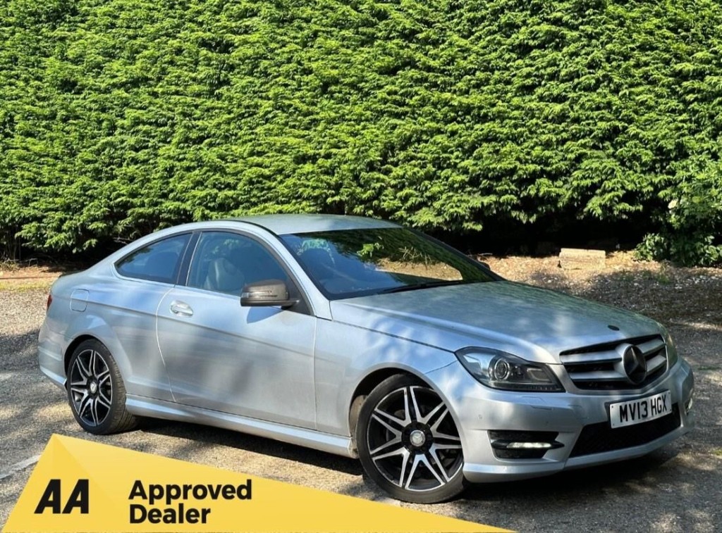 View MERCEDES-BENZ C CLASS 1.6 C180 BlueEfficiency AMG Sport Plus G-Tronic+ Euro 5 (s/s) 2dr