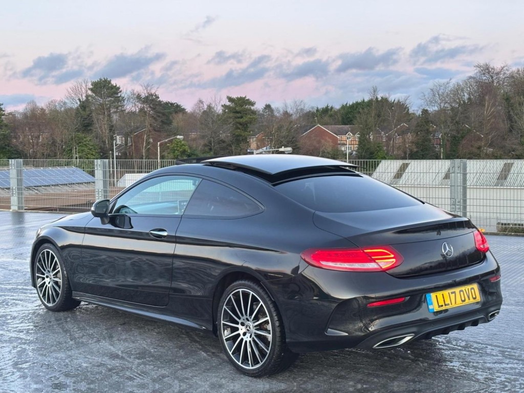 View MERCEDES-BENZ C CLASS 2.1 C220d AMG Line (Premium) G-Tronic+ Euro 6 (s/s) 2dr