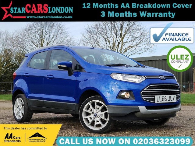 FORD ECOSPORT 1.0T EcoBoost Titanium 2WD Euro 5 (s/s) 5dr