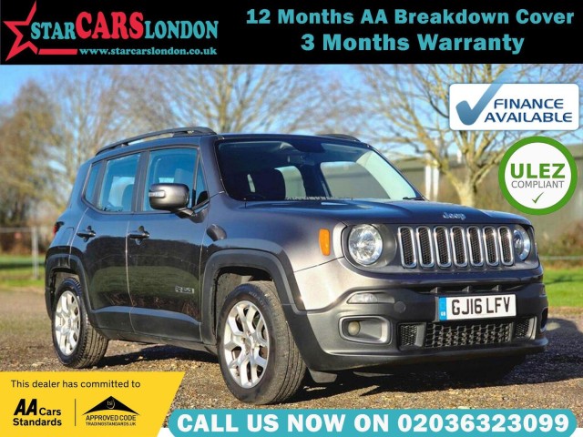 JEEP RENEGADE 1.4T MultiAirII Longitude DDCT Euro 6 (s/s) 5dr