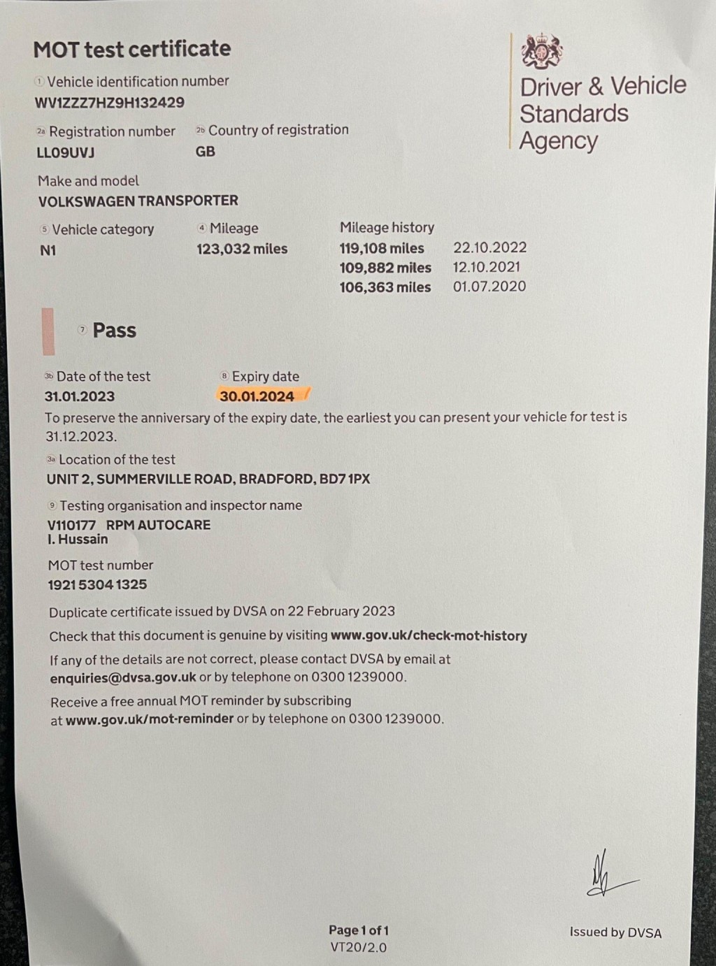 VOLKSWAGEN TRANSPORTER