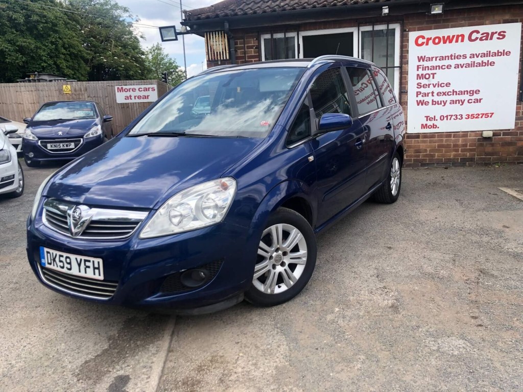 View VAUXHALL ZAFIRA 1.6 Design Euro 4 5dr
