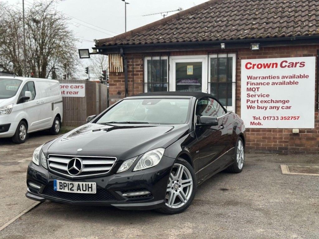 View MERCEDES-BENZ E CLASS 2.1 E220 CDI BlueEfficiency Sport Cabriolet G-Tronic+ Euro 5 (s/s) 2dr