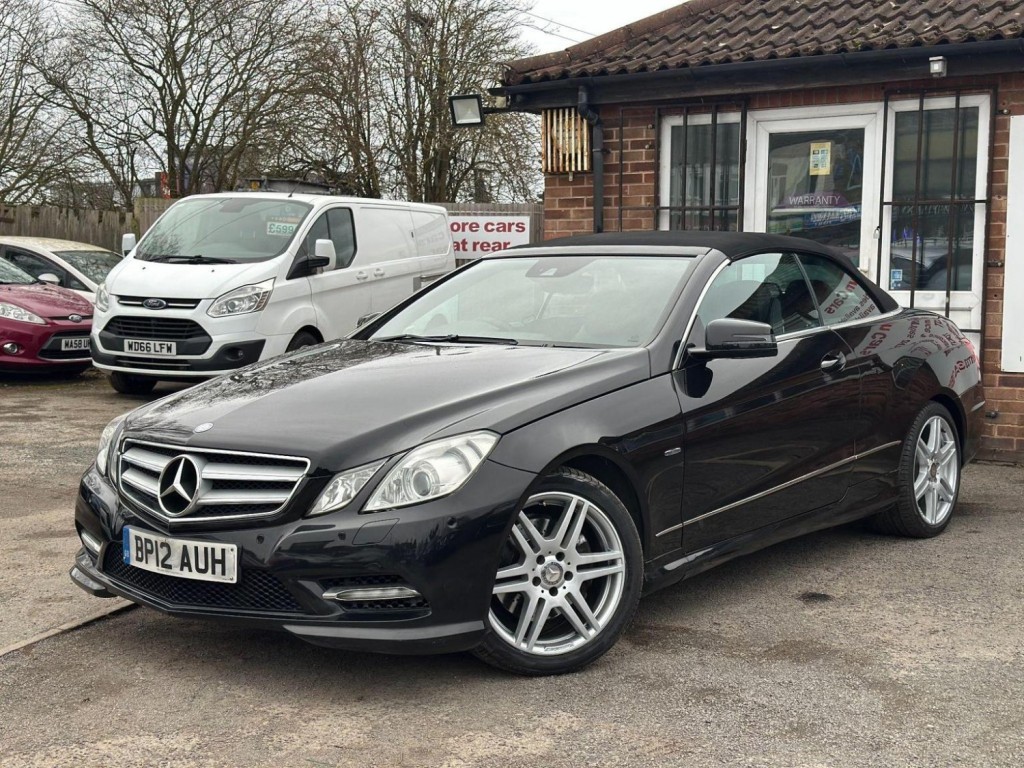 View MERCEDES-BENZ E CLASS 2.1 E220 CDI BlueEfficiency Sport Cabriolet G-Tronic+ Euro 5 (s/s) 2dr