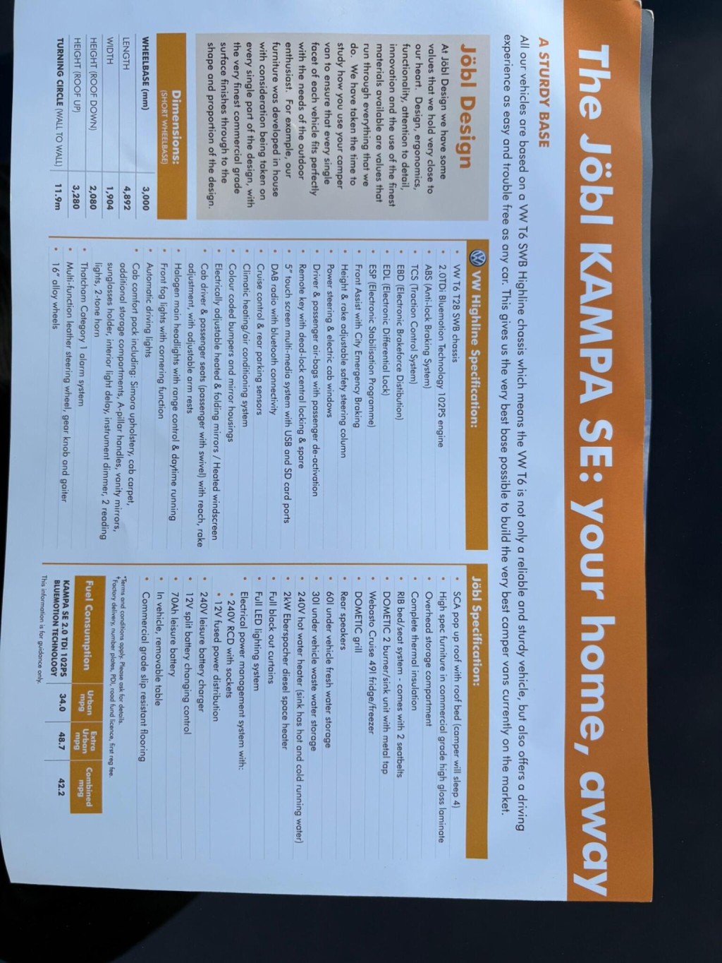 VOLKSWAGEN T6 CAMPERVAN