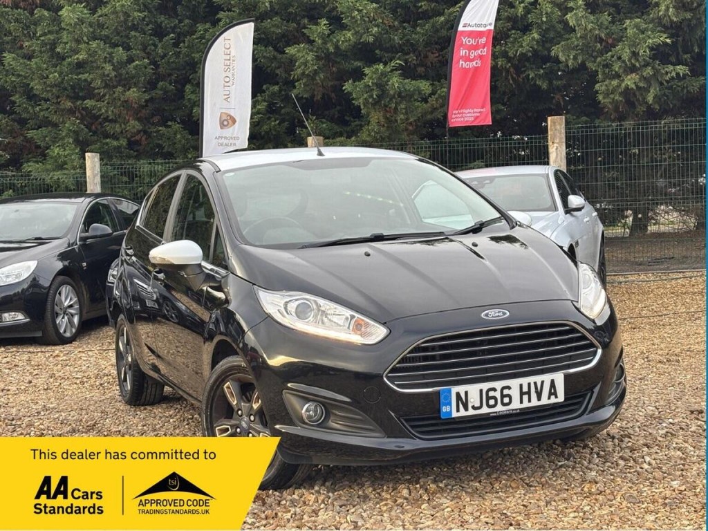 FORD FIESTA 1.0T EcoBoost Zetec Black Edition Euro 6 (s/s) 5dr