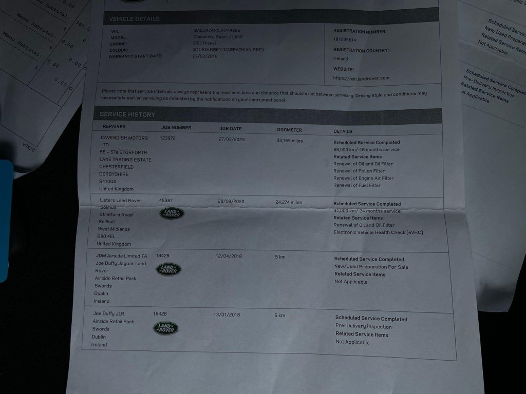 LAND ROVER DISCOVERY SPORT